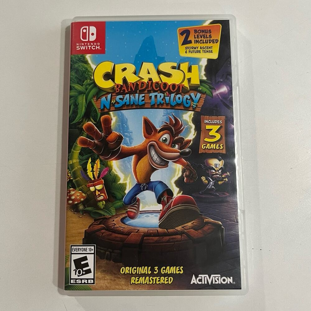 Nintendo Switch Crash Bandicoot N Sane Trilogy Game